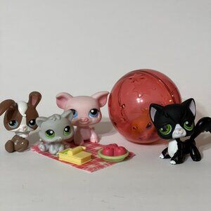 Lot of 5 Littlest Pet Shop | LPS #54 #55 #87 #88 #121